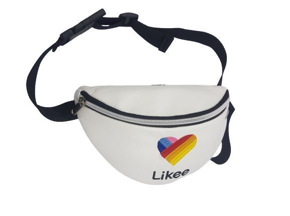 Бананка дитяча Likee Сумка на пояс лайк для дівчаток лайк белый фото