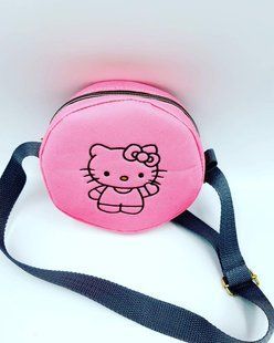 Дитяча сумочка кругла Hello Kitty, маленька сумочка Hello Kitty фото