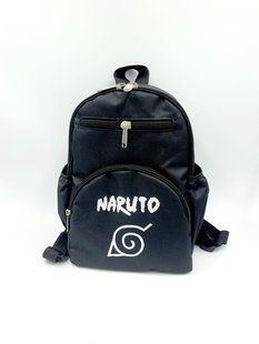 Naruto рюкзак. Шкільний рюкзак чорний з вишивкою Наруто. Naruto рюкзак фото
