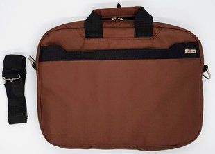 Сумка для ноутбука 15.6" і 17" Бордо з чорним планкою FS15P1712BoB фото
